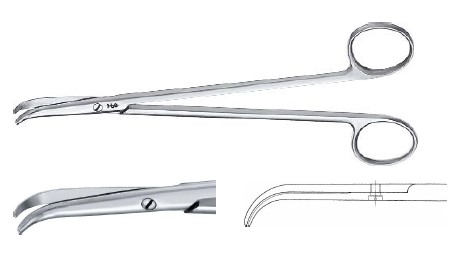 CV ТОРЕК НОЖИЦІ ВИГНУТ. 180MM